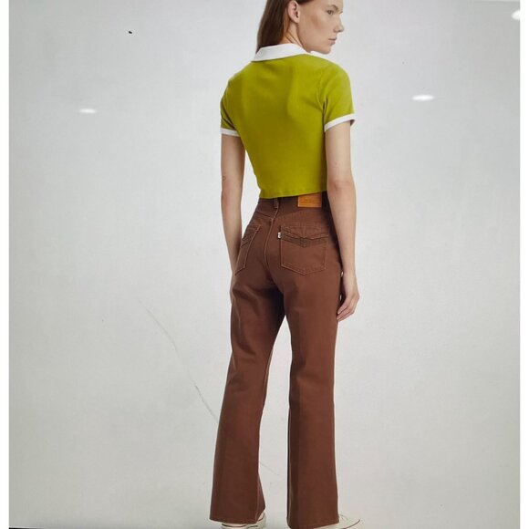 Levi's High Rise Brown Jeans - Picture 3 of 16